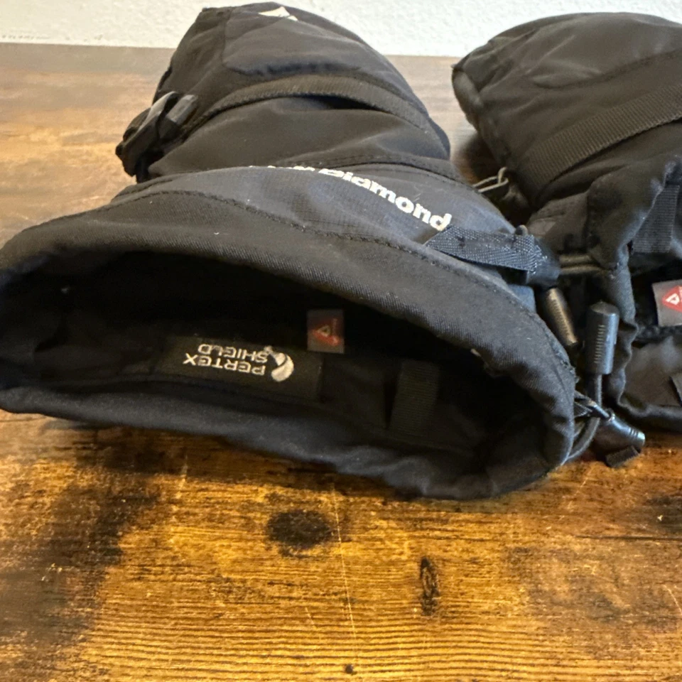 Black Diamond Mercury Mittens – Size L – Removable Inserts – Slight Leather Wear - Image 4 of 4