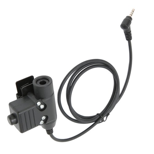 7,1 mm teleskopowa słuchawka mikrofonowa gardła U94 PTT odpowiednia do Yaese VX3R czarna SAL - Zdjęcie 14 z 24