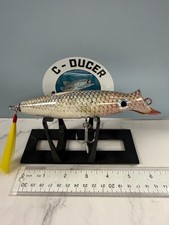CD 47 Bottle plug.  Scaled baitfish Pattern. Pattern.  Striped Bass.