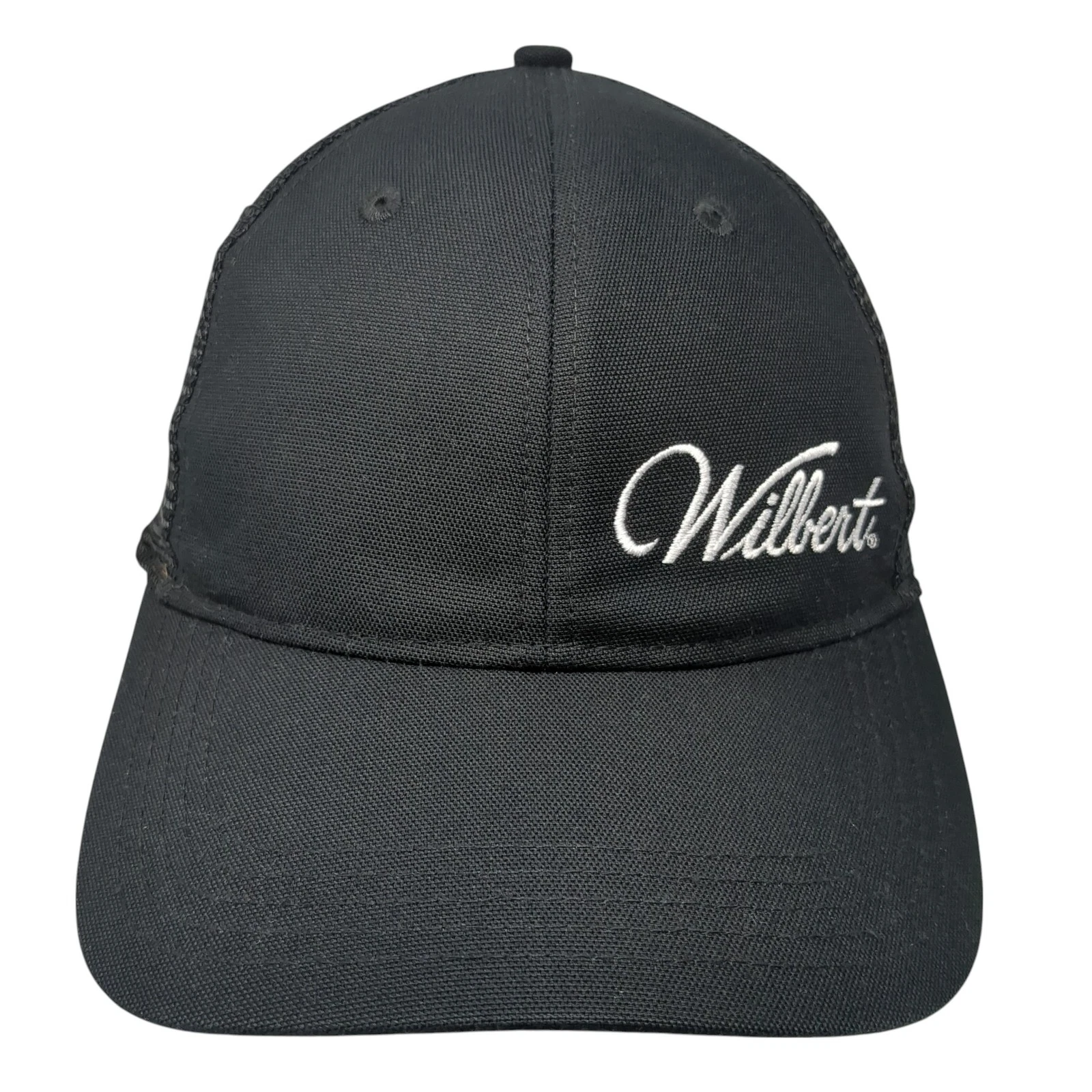 Wilbert Snapback Trucker Hat Black One Size Adjustable Embroidered Carhartt