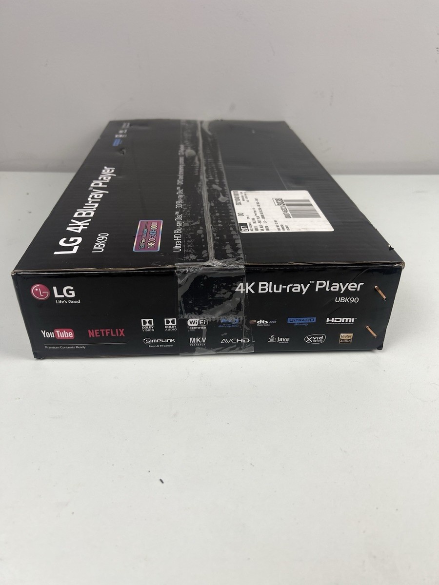 LG UBK90 ブルーレイプレーヤー 2020年製 LG UBK90 4K UHD Blu-ray Disc Player with Dolby Vision