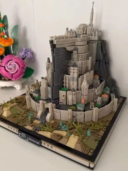 NEW MOC Design MINI-BLOCS Minas Tirith Building Blocks Lord of the Rings Set - Image 3 of 4