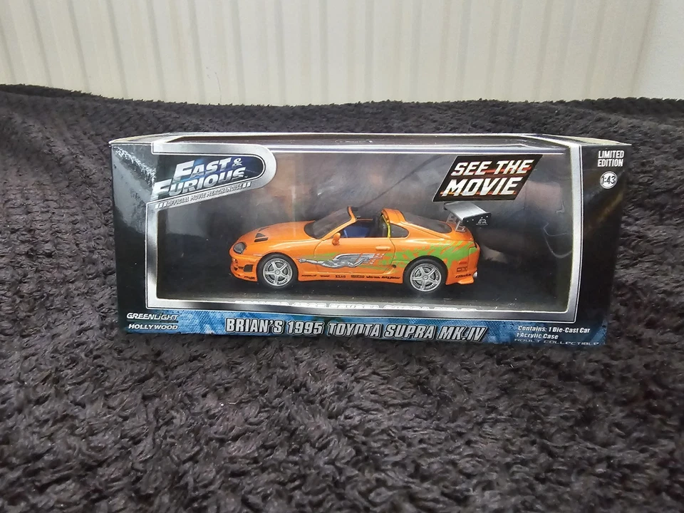 Toyota Supra MKIV 1995 Greenlight Fast And Furious Brian's 1:43 Foto 2 de 4