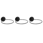  3pcs Wall Mount Basketball Rack Wall- mounted Balls Display Shelf Storage