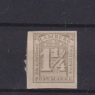 HAMBURG , 1864,  SG15 TYPE 3  1 1/4s GREY, MH     CV £140+