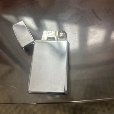 Vintage SCRIPTO Butane Lighter Silver No Cord