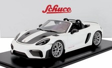 Schuco 1/12 Porsche 718 (982) Spider RS Cabriolet Open 2023 White Black 12U00012
