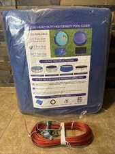 Winter Pool Cover 18 Ft Round for Above Ground Pools Extra Thick FAST SHIPPING