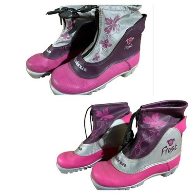 Cross Country Ski Boots Alpina Frost NNN Ski Nordic Shoes Size EU25-37 Used