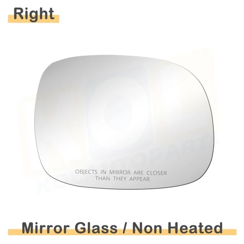 Mirror Glass For 2000 2001 2002 2003 2004 Toyota Tundra Right Side Convex 5370