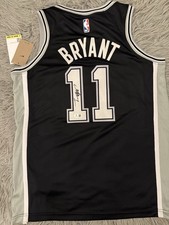 Carter Bryant Signed San Antonio Spurs Jersey Beckett COA Autograph Arizona