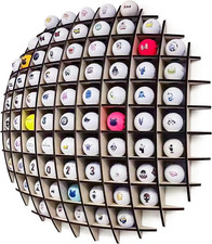 Golf Ball Display Case in the Shape of a Ball, Golf Ball Holder Will Hold