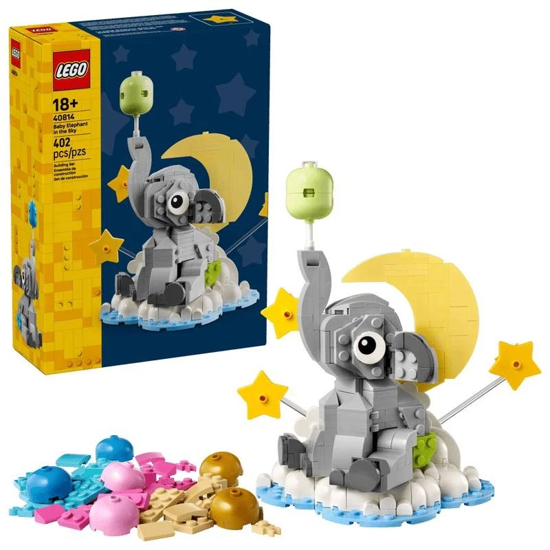 LEGO 40814 Seasonal Schwebender Baby-Elefant - Bild 1 von 1