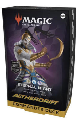 Magic the Gathering - Aetherdrift Commander Deck - Eternal Might - Englisch Neu