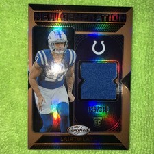 2024 Panini Certified - New Generation Jerseys Laiatu Latu Mirror Orange /249 RC