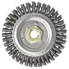 13232 Roughneck Jr. 4-1/2" Stringer Bead Wire Wheel, .020" Steel Fill, 5/8"-1...
