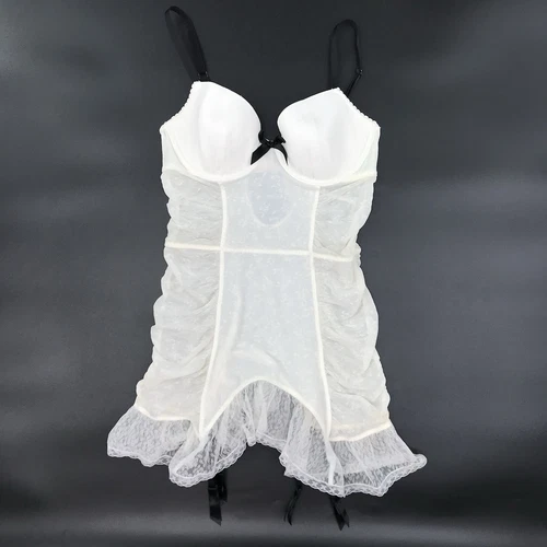 UNDERCOVER Vestito bambola Victoria's Secret donna sexy Little Things increspato taglia 34C