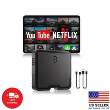 2025 Upgraded Wireless CarPlay Adapter Support Netflix/YouTube/TF Card, 5-in-1