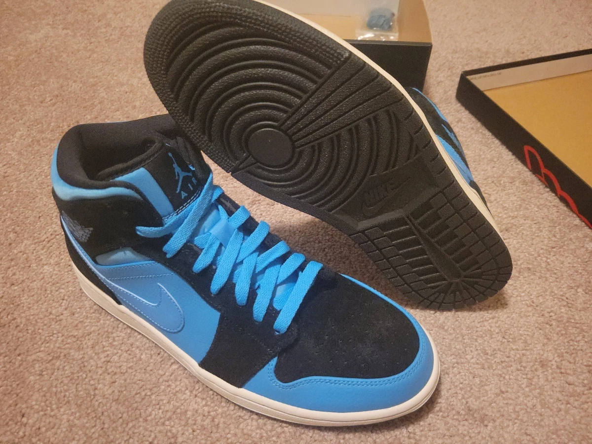 Jordan 1 Retro Mid Dark Powder Blue - 554724-017 for Sale