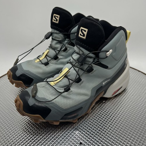Salomon Cross Hike Mid GTX Womens Size 7 Trail Hiking Boots 411189