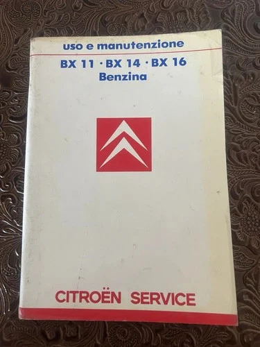 🔴 CITROEN BX 11-14-16 Libretto auto uso e manutenzione ORIGINALE vintage - Immagine 2 di 4