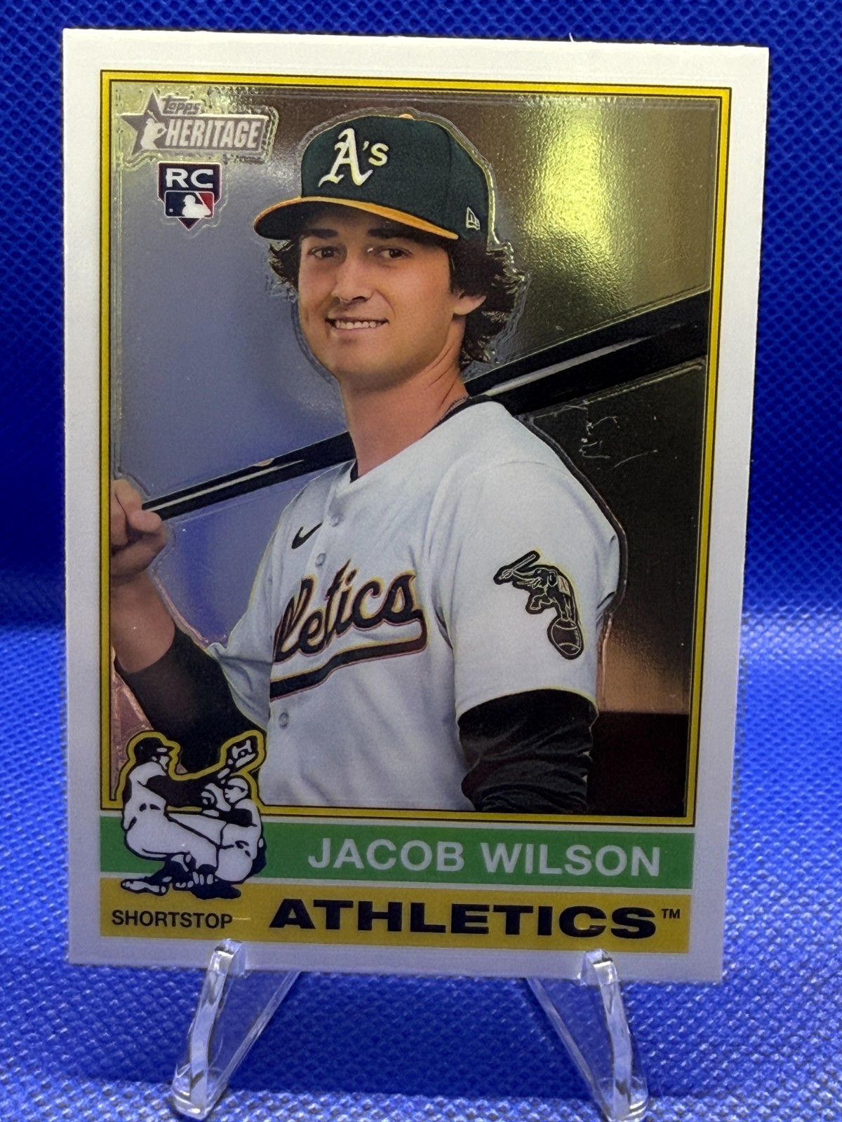 2025 Topps Heritage - Jacob Wilson #15 Chrome (RC)