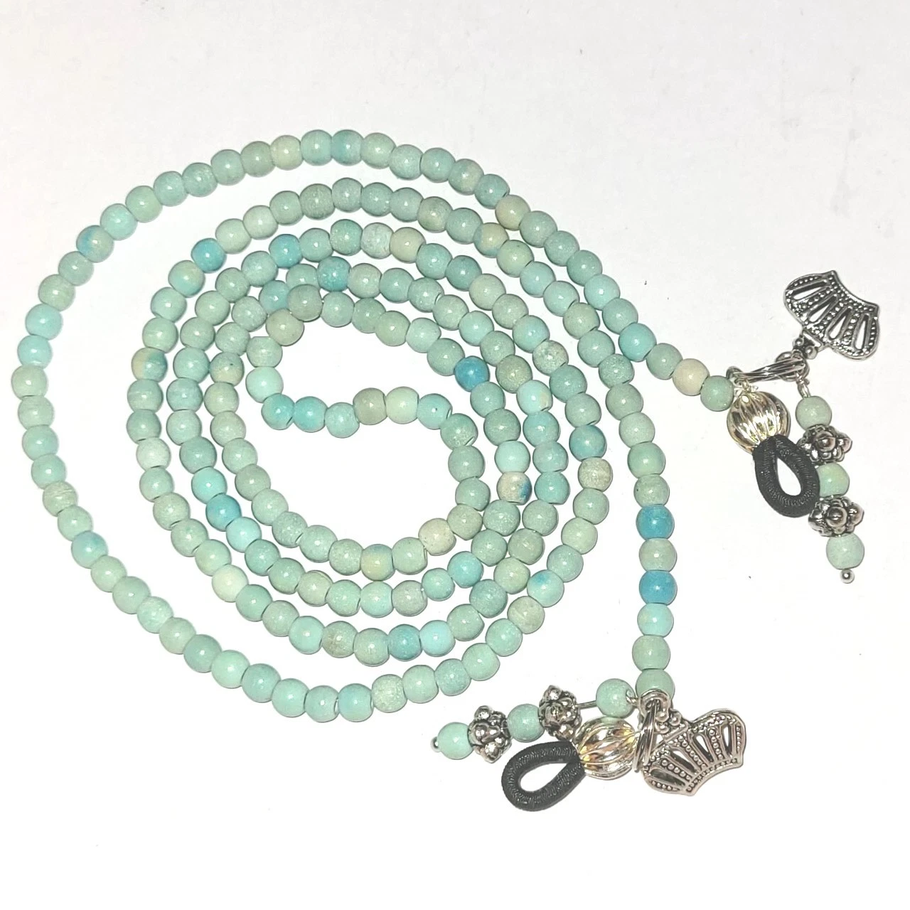 ✨️TURQUOISE BEADED EYEGLASS STRAP LANYARD GRIP CORD✨️ GENUINE TURQUOISE