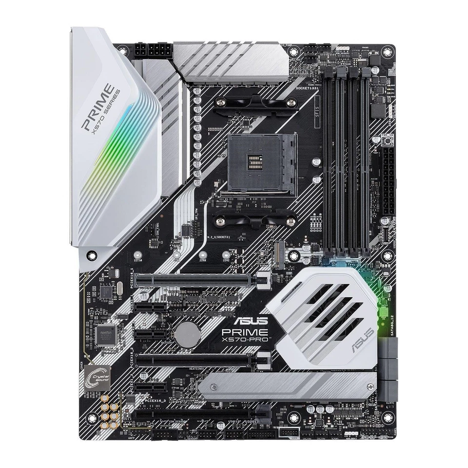 ASUS AMD Ryzen PRIME X570 PRO AM4 PCIe 4.0 ATX Motherboard - Image 2 of 4