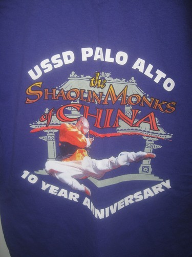 United Studios Of Self Defense USSD Palo Alto Shaolin Monks Youth T Shirt Large - Picture 4 of 5