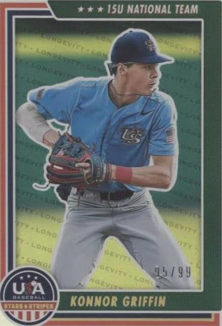 2022 Panini USA Baseball Stars & Stripes - Konnor Griffin #78 for