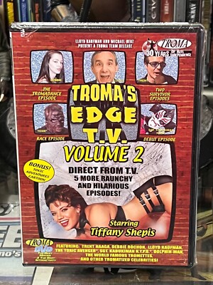 Troma's Edge T.V. Volume 2 (DVD) Tiffany Shepis, Debbie Rochon, Trent Hagga NEW!
