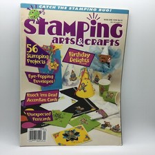 Stamping Arts Crafts Magazine Mar/Apr 99 Greeting Cards Paper Crafts Free Ship