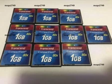 10PCS transcend 1Gb 80X compactflash CF memory card TS1GCF80