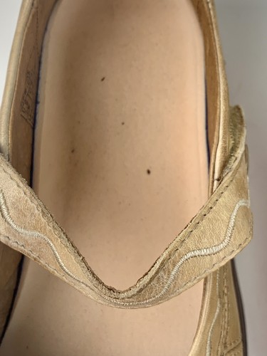 Dr Comfort Shoes Womens 6W Tan Diabetic Orthotic Mary Janes Flats Sunshine 2245 - Picture 12 of 16