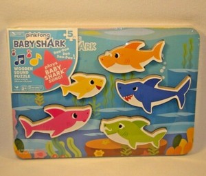 pinkfong baby shark wooden puzzle