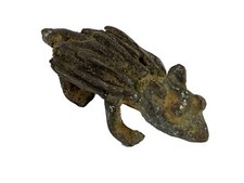 #4369 Stupendo porcospino/oro in bronzo Lobi africano