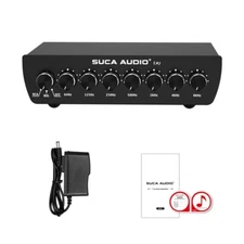SUCA AUDIO EA7 Preamp Equalizer EQ for Home Power Amplifiers Speakers Decoders