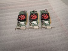 Lot of 3 Dell 00WH7F AMD Radeon HD 6450 1GB Low Profile Graphics Card