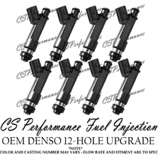 Denso 12-Hole Upgrade Fuel Injectors (8) set for 05-09 Toyota 4Runner 4.7L V8