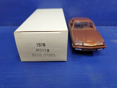VINTAGE 1978 CHEVROLET MONZA DEALER PROMO DARK CAMEL TOY CAR with