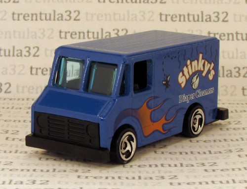 stinkys diaper cleaners combat medic delivery truck van blue