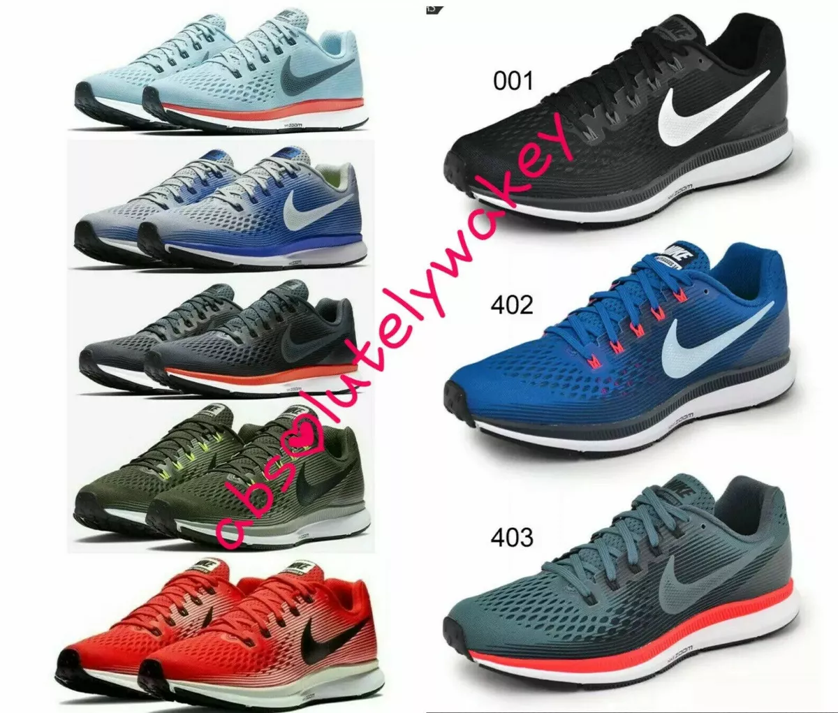 plaats Niet meer geldig Verbinding verbroken Nike Air Zoom Pegasus 34 Men&#039;s Running Shoes Trainers AND OR pegasus  38 (GS) | eBay