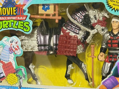 NEW TMNT Movie III Samurai Evil War Horse with Castle Guard Figure
