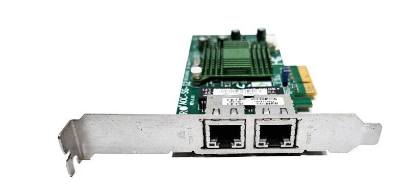 AOC-STGN-I2 SUPERMICRO REV 1.01 DUAL PORT 10 GIGABIT ETHERNET CARD - full height - Image 2 of 2