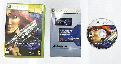 Perfect Dark Zero Xbox 360 CIB (Microsoft Xbox 360) Complete with Manual Tested