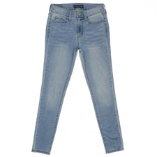 Aeropostale High Waist Jegging Jeans 0 Short Blue Womens Measures 24 x 26.5