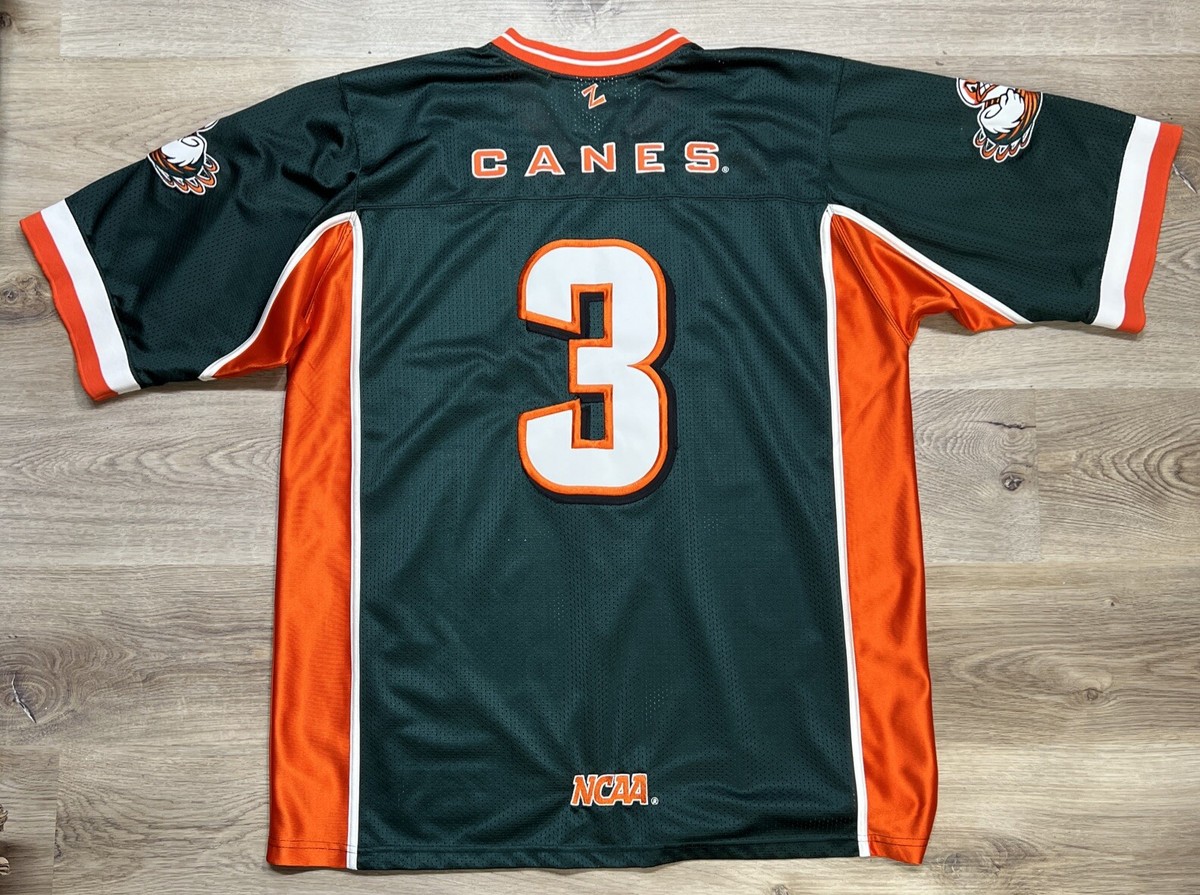 Miami Hurricanes NCAA Vintage Zephyr Men's Football Jersey