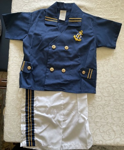 VINTAGE BOYS NAVY BLUE/WHITE SAILOR 
