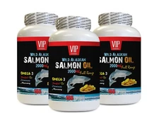 omega-3 heart health - ALASKAN SALMON OIL 2000 - reduce triglycerides 3B 540