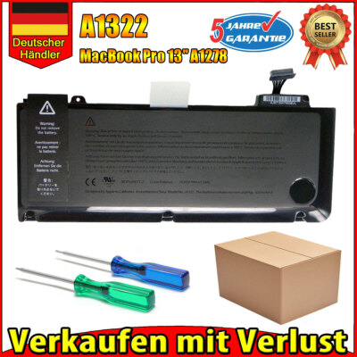A1322 Apple MacBook Pro 13'' A1278 Ersatz akku Mid 2009 2010 2011 2012 MB990 991